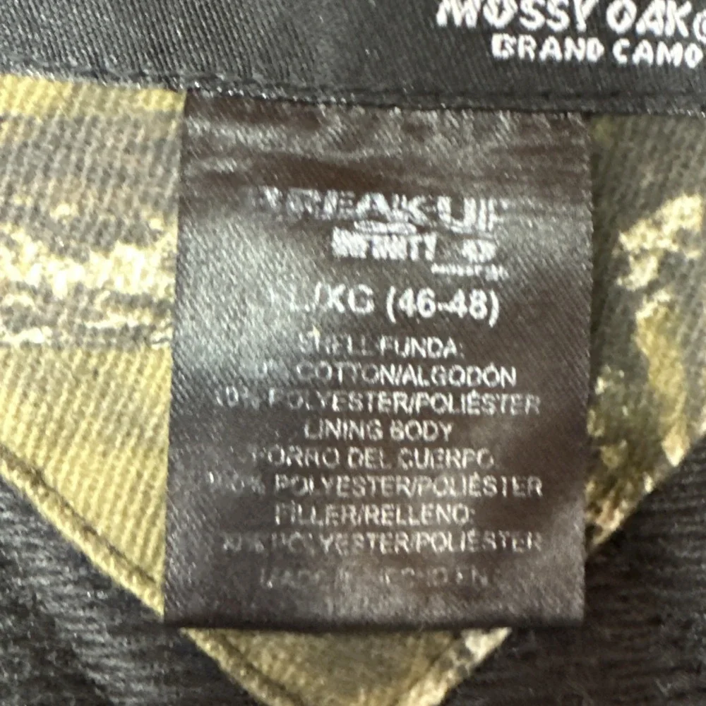 Mossy Oak‎ Break Up Infinity Jacket Mens XL Camo Hooded Jacket Quilted (45) - Picture 7 of 11